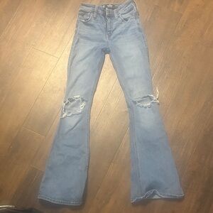 Hollister Light Blue Flared Jeans